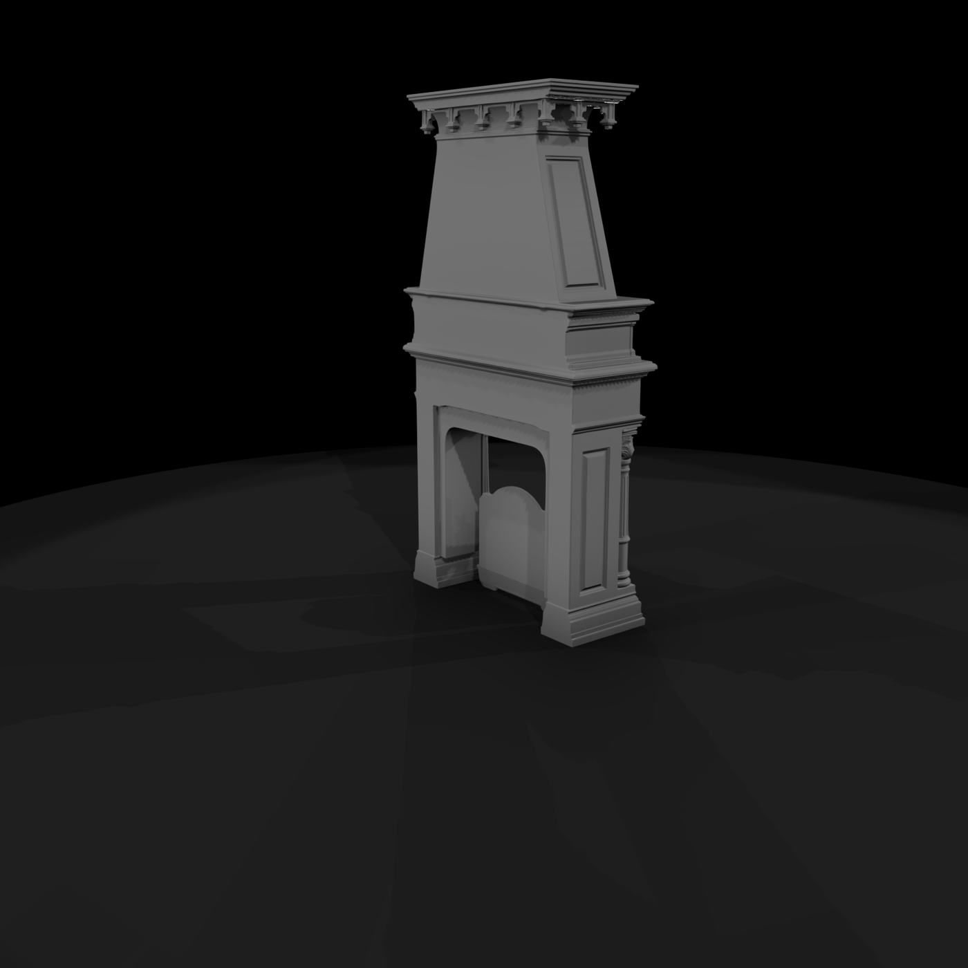 Victorian Fireplace Mantel