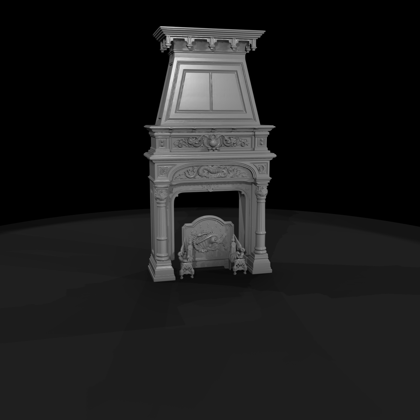 Victorian Fireplace Mantel