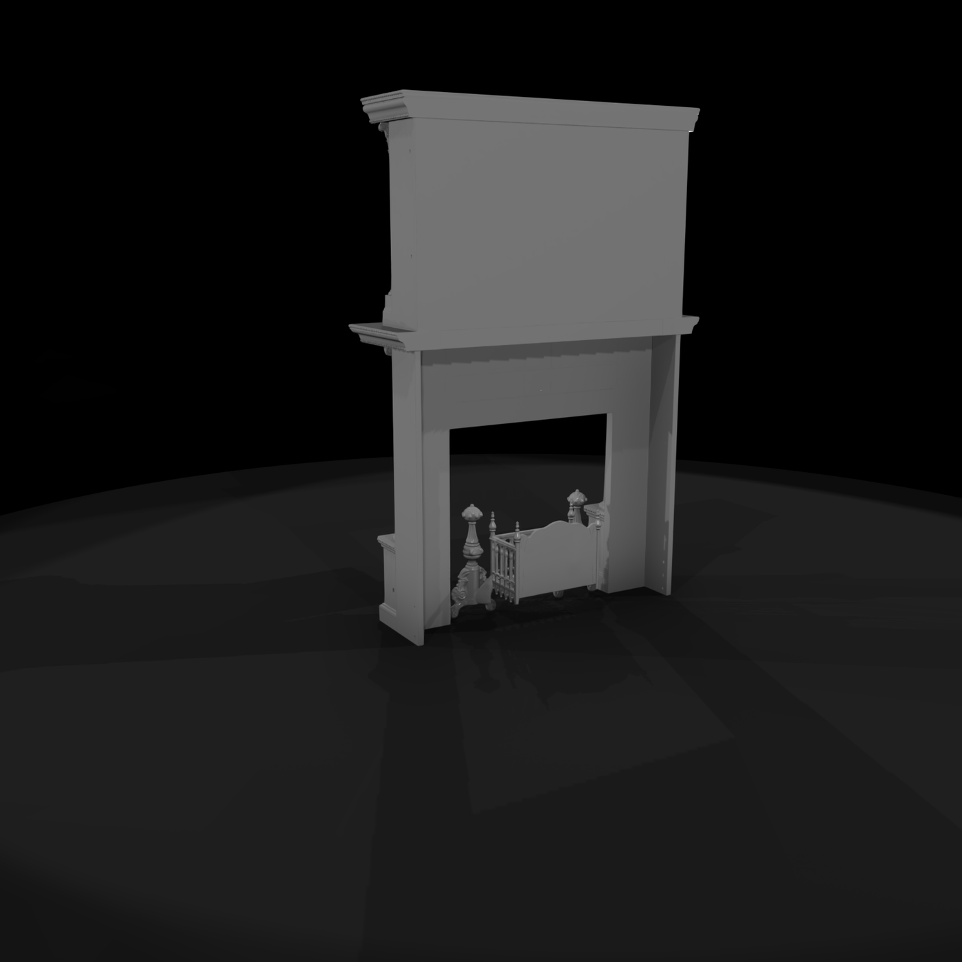 Victorian Fireplace Mantel