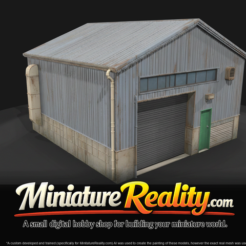 Small metal Storage building (estimated)