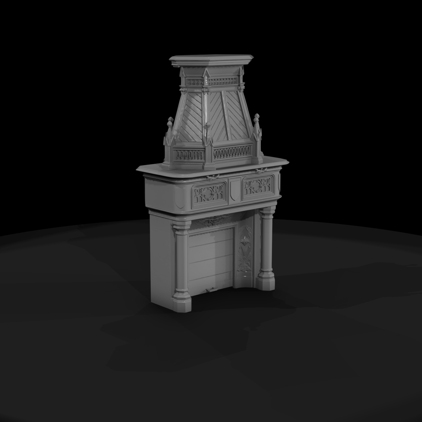 Victorian Fireplace Mantel