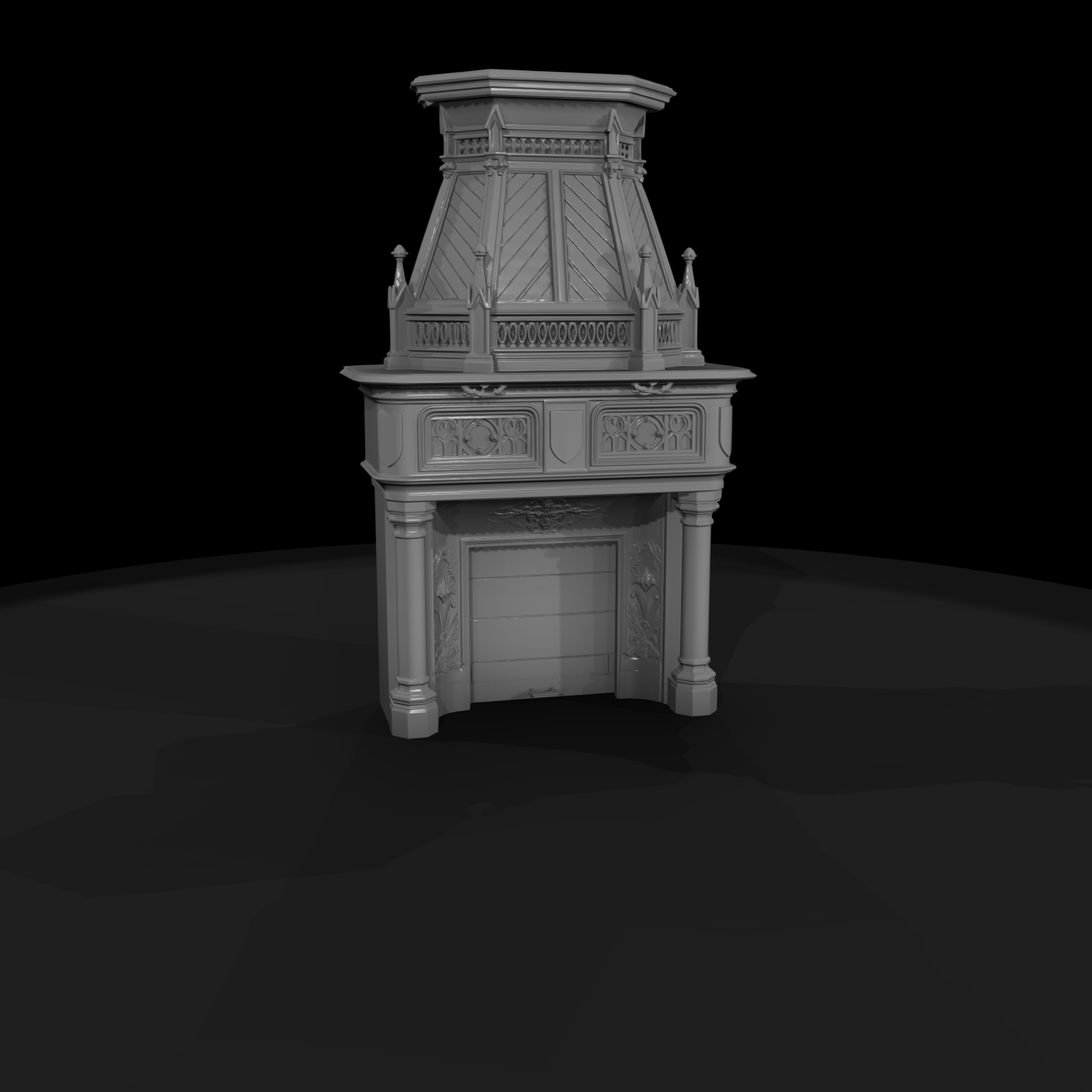 Victorian Fireplace Mantel