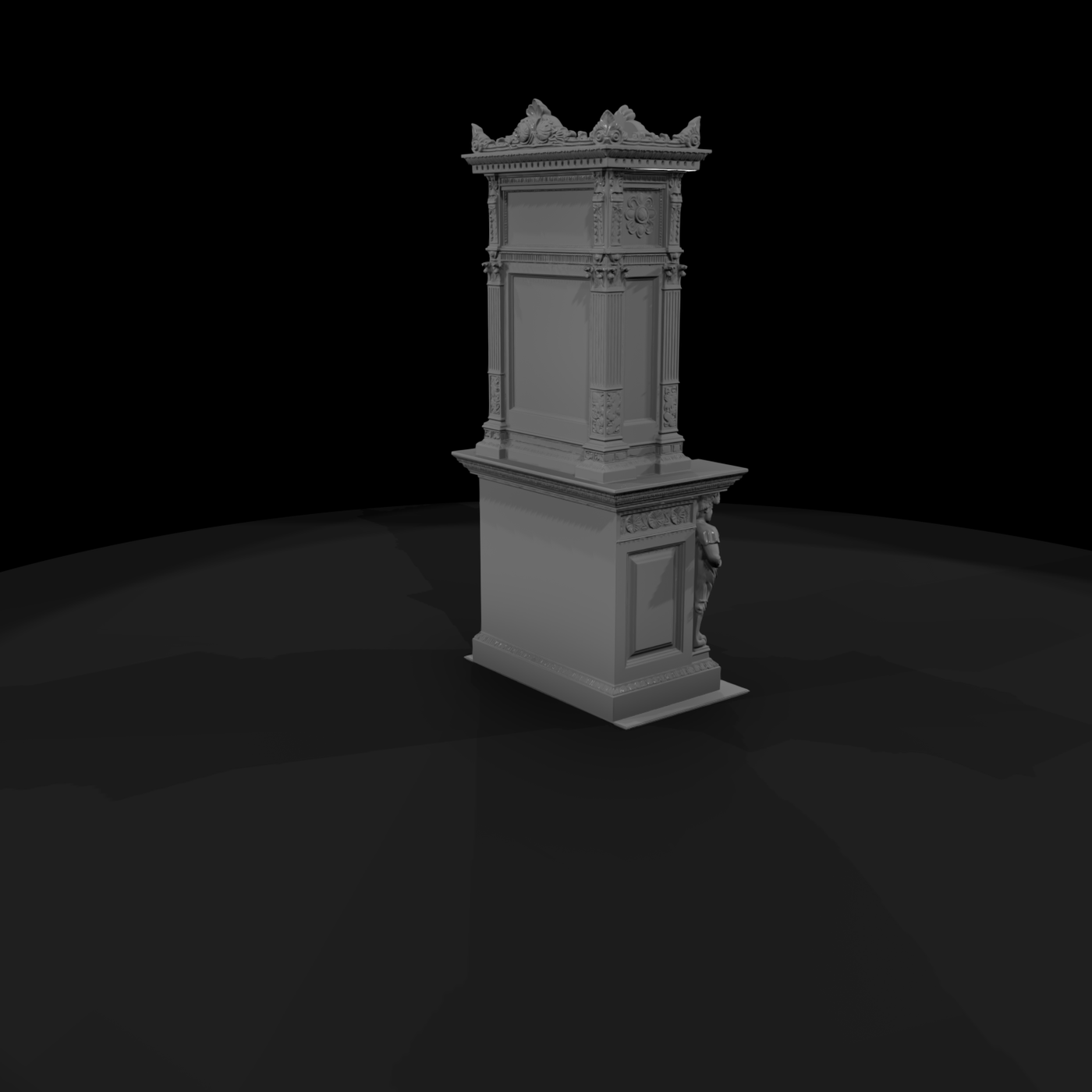 Victorian Ornate Fireplace Mantel