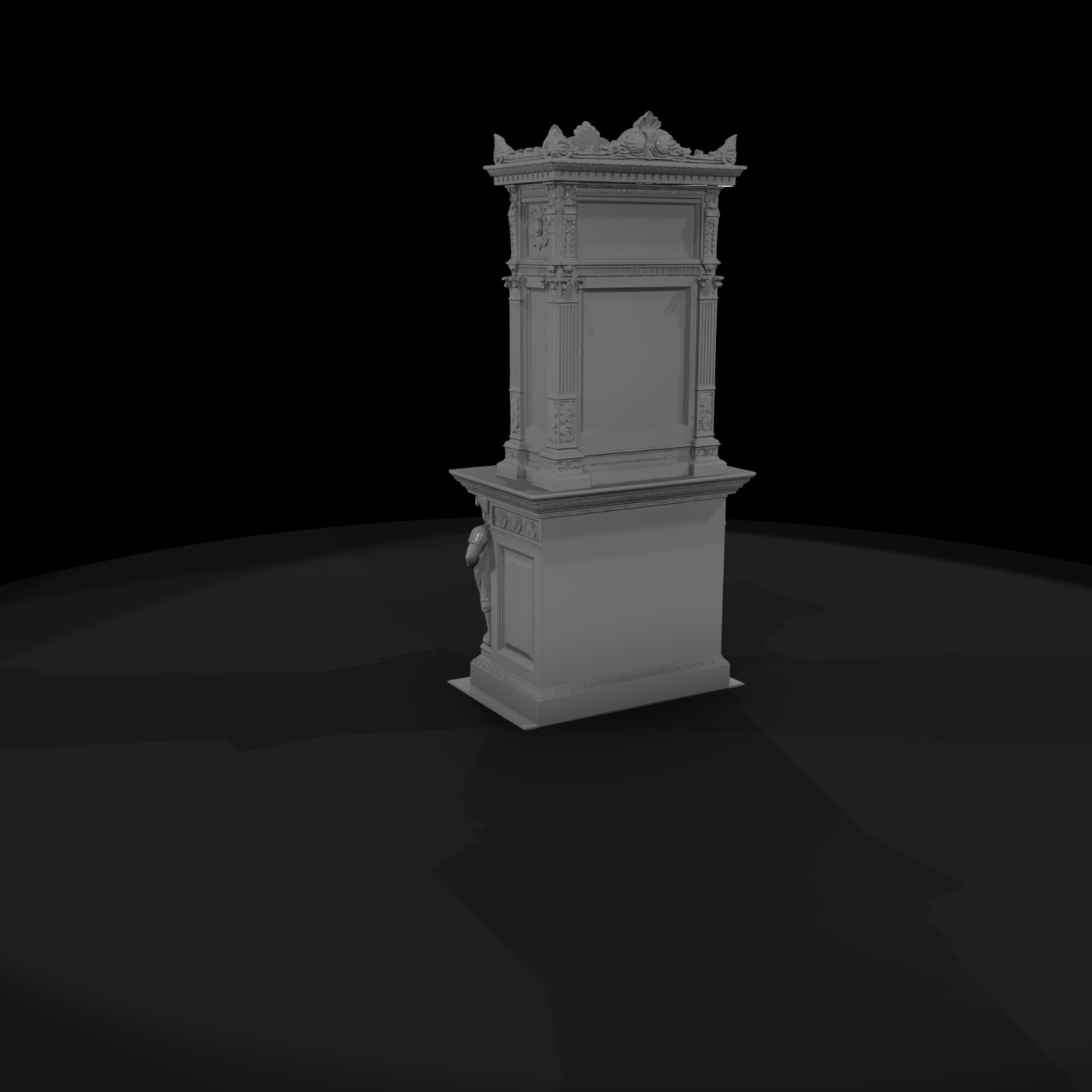 Victorian Ornate Fireplace Mantel