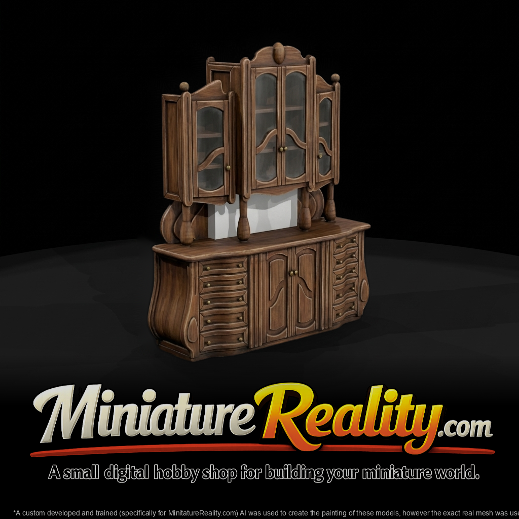 Ornate Hutch Sideboard