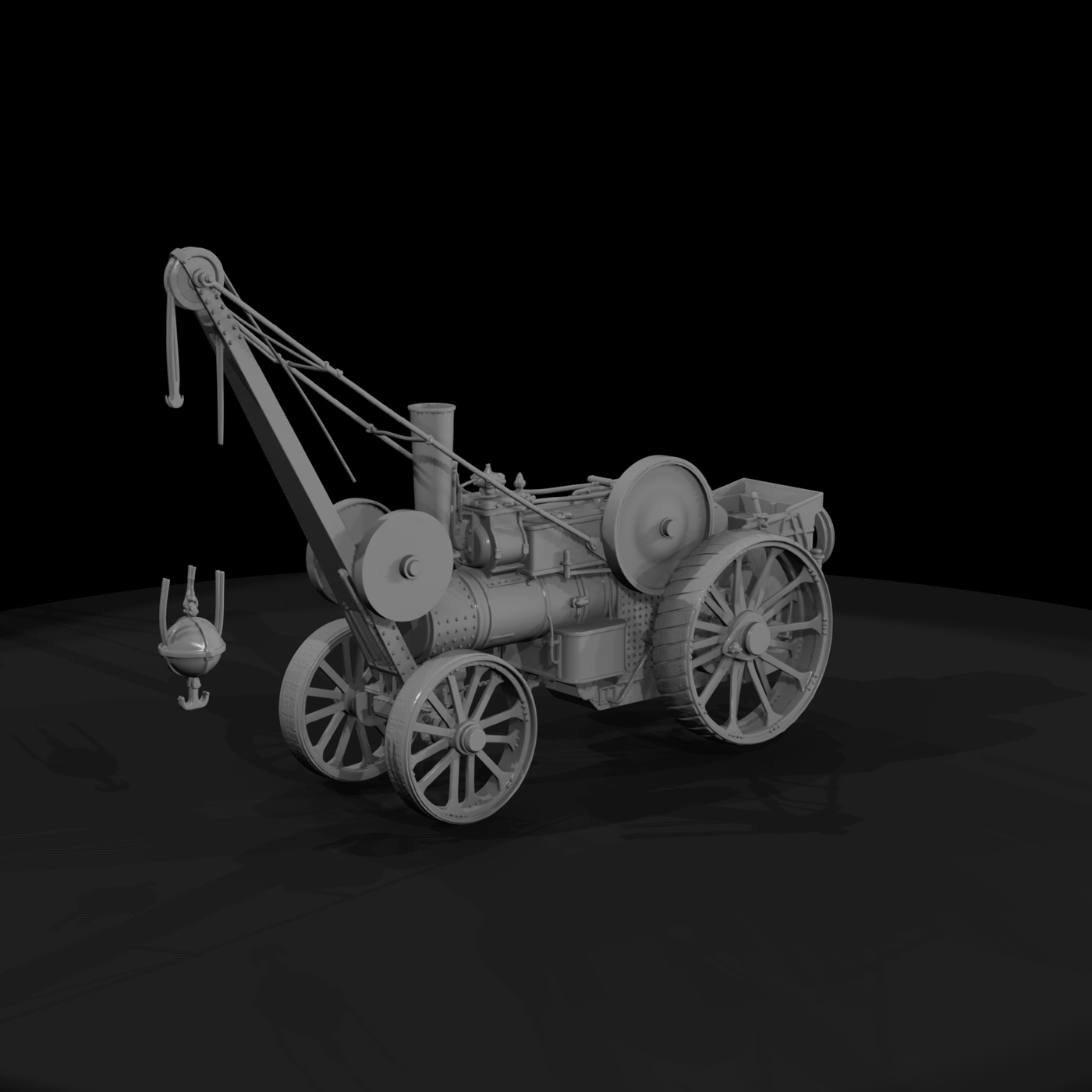 Steam Traction Engine Crane