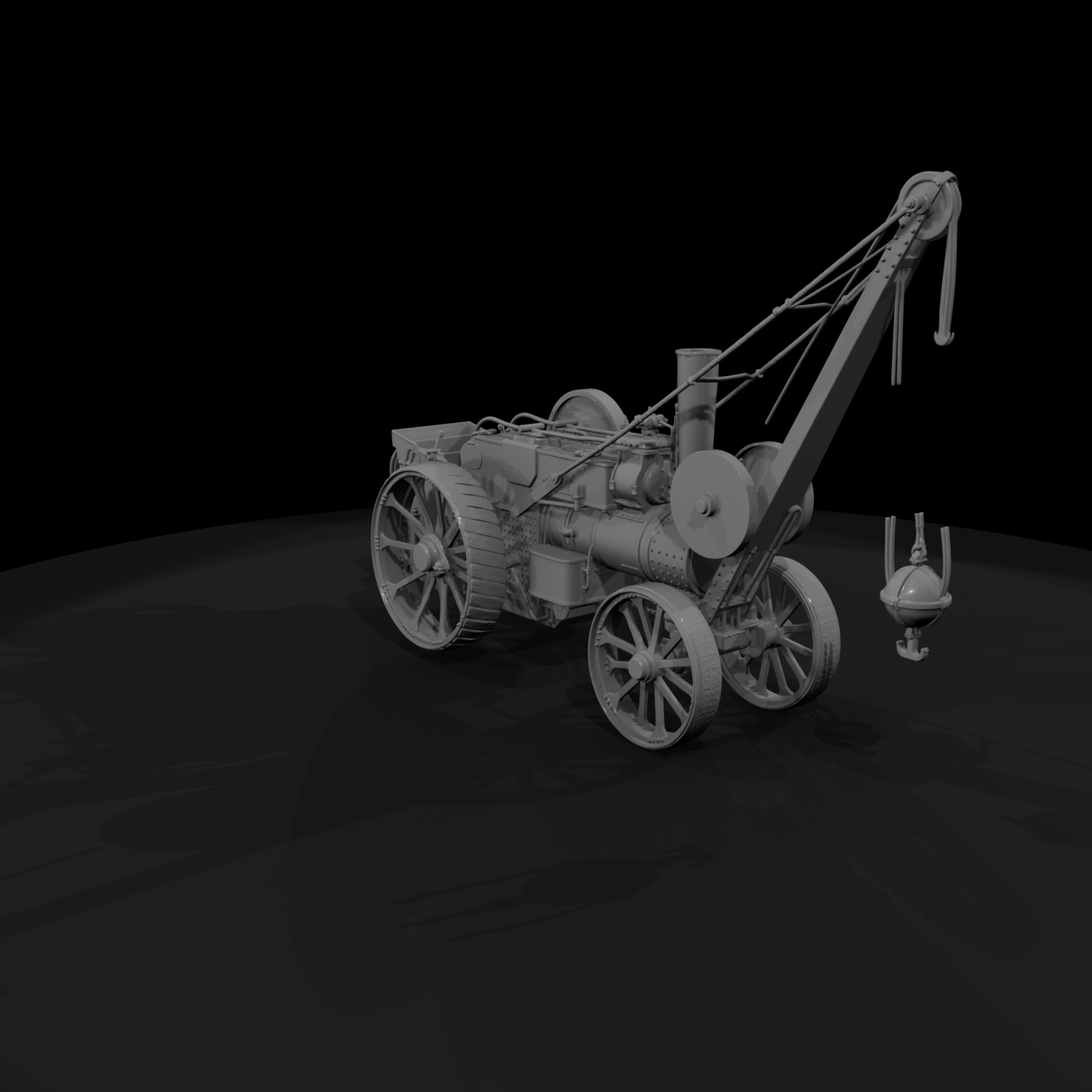 Steam Traction Engine Crane