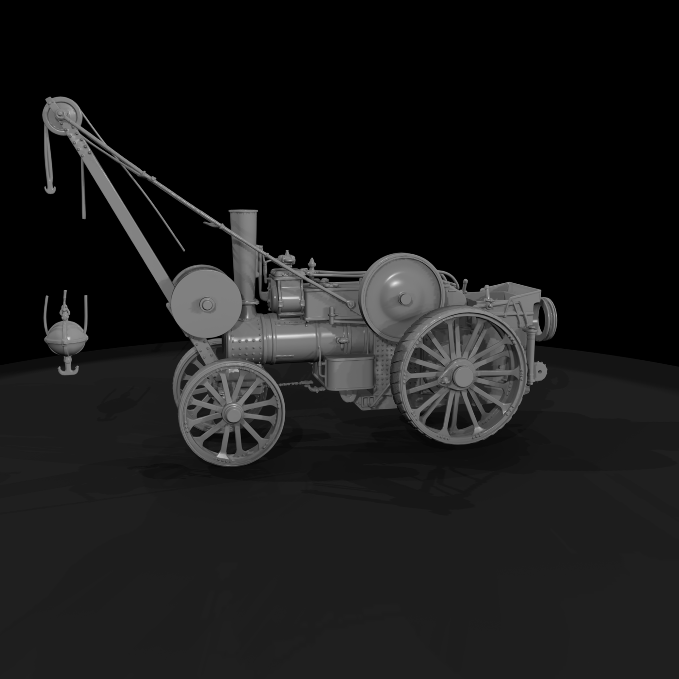 Steam Traction Engine Crane