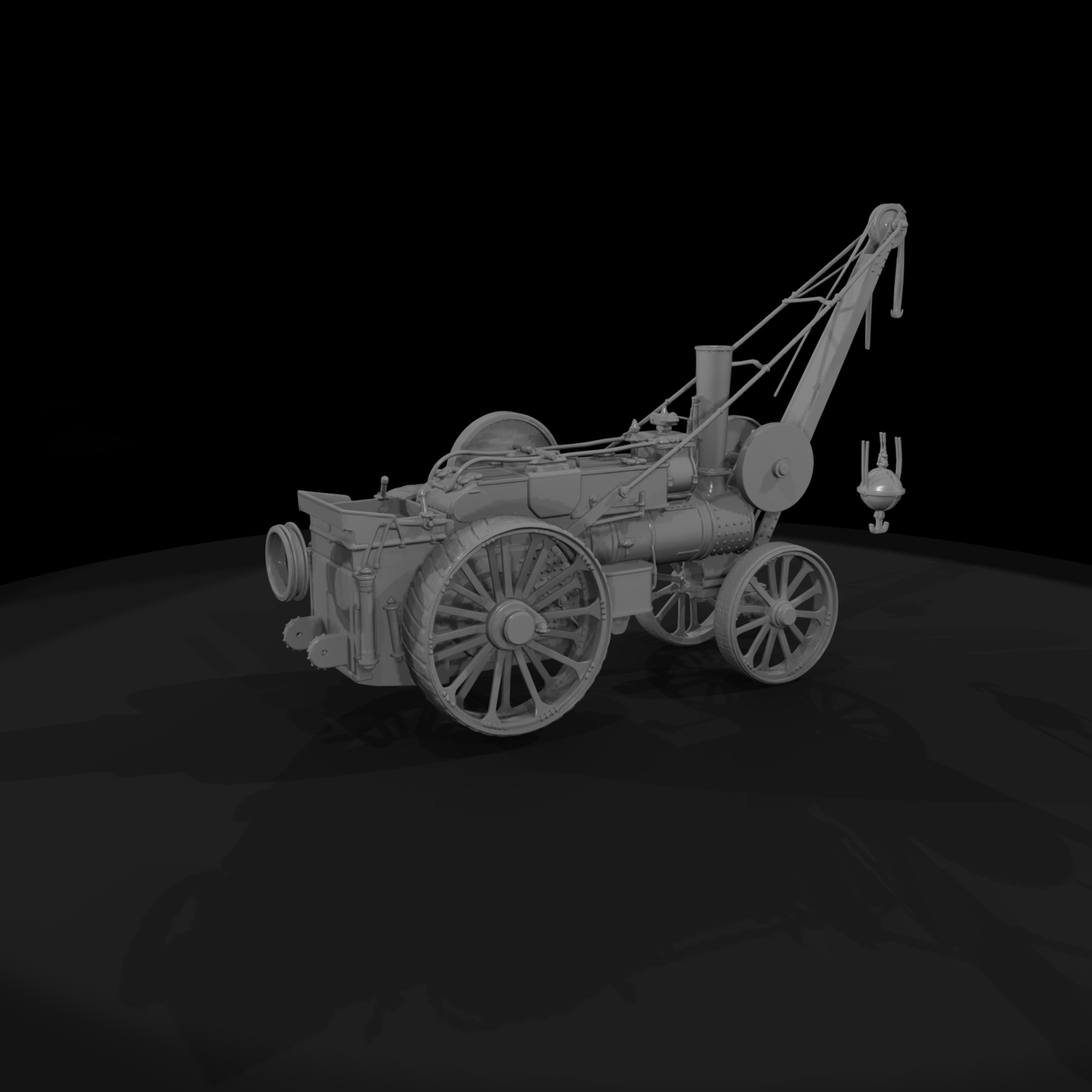 Steam Traction Engine Crane