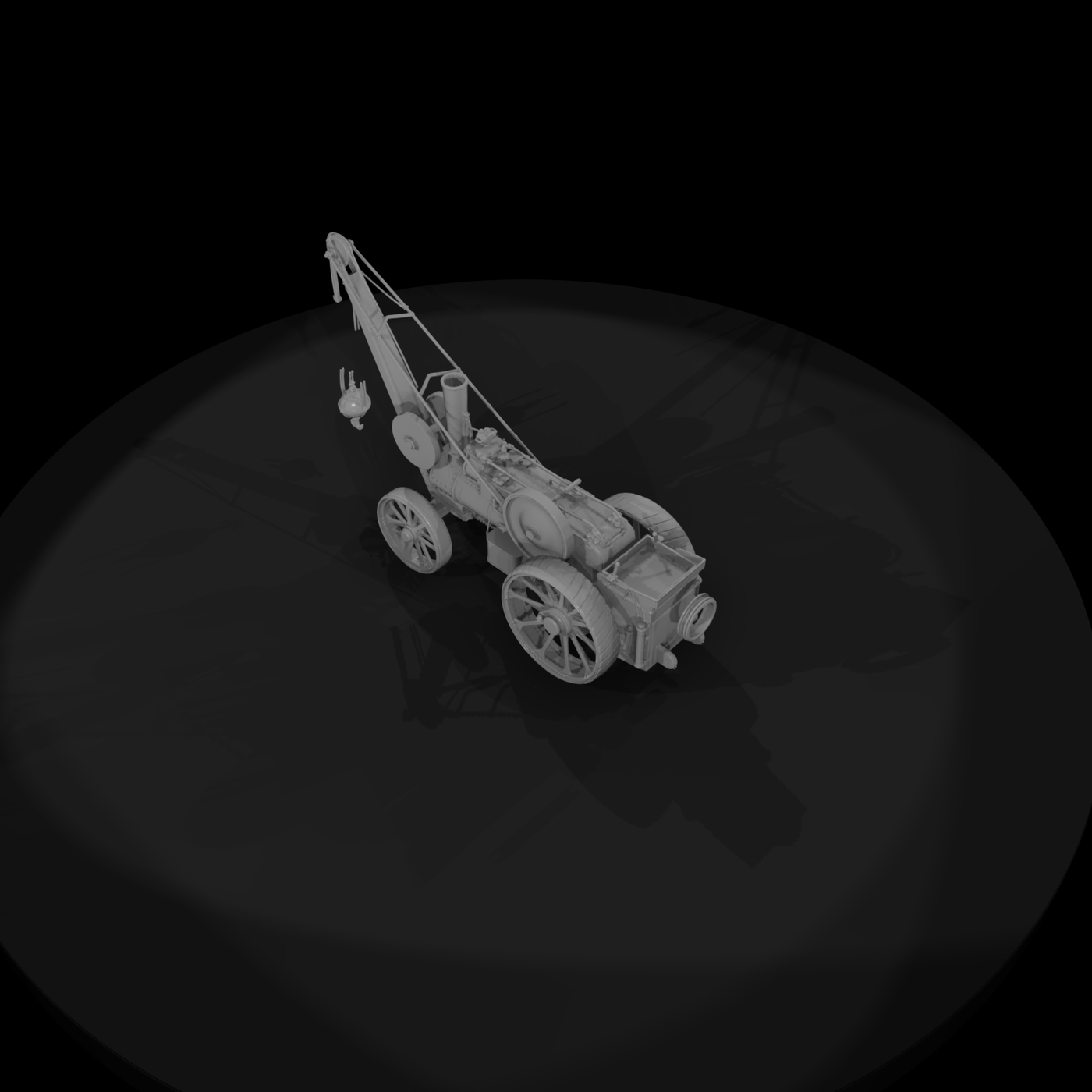 Steam Traction Engine Crane