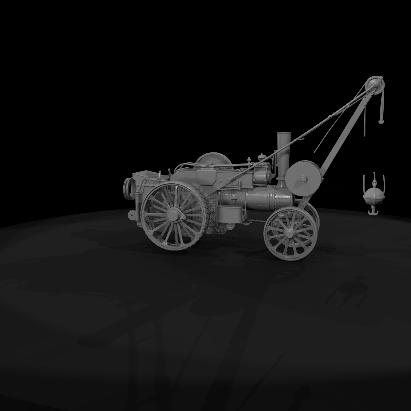 Steam Traction Engine Crane