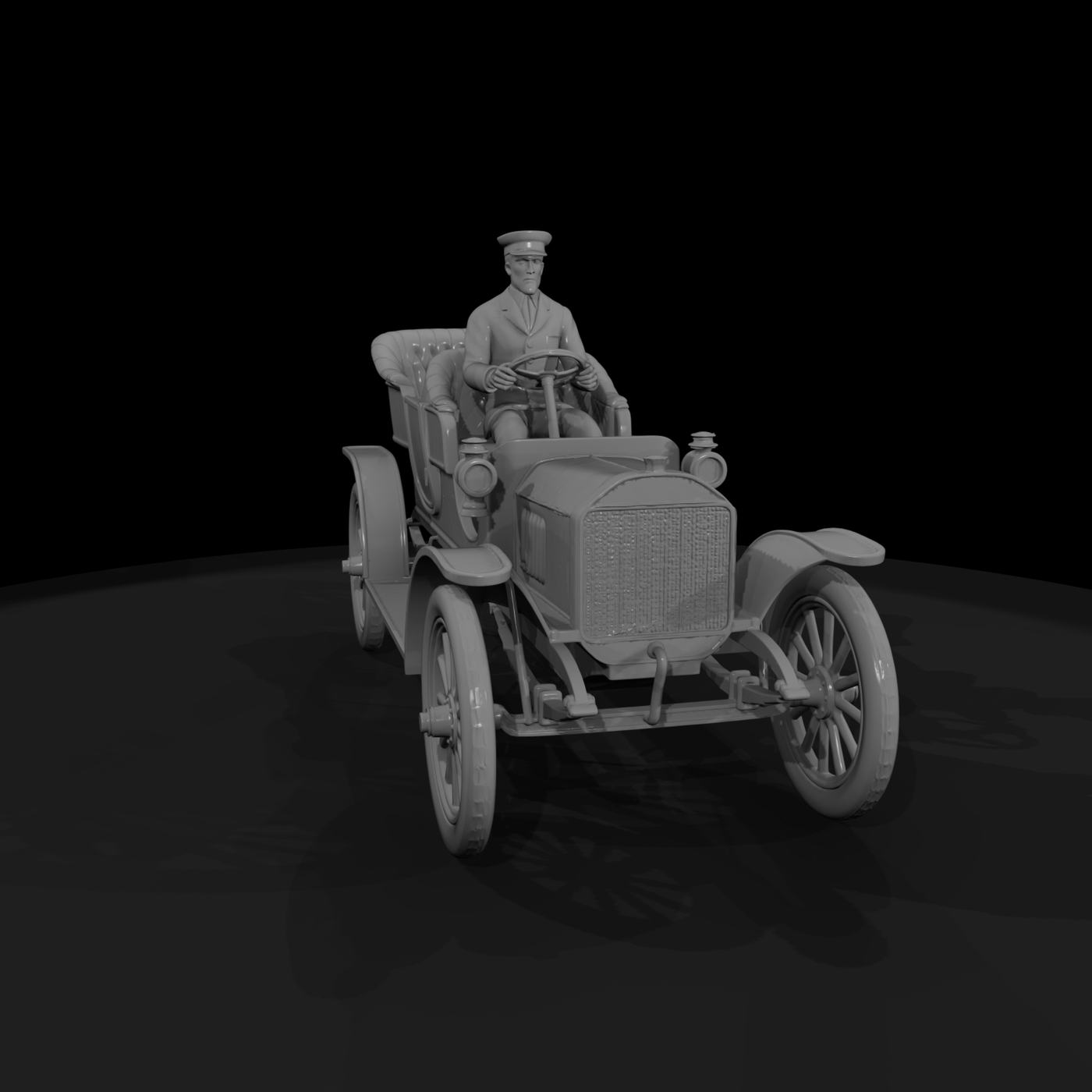 Stanley Steamer 1906 Front Wheel & Axle