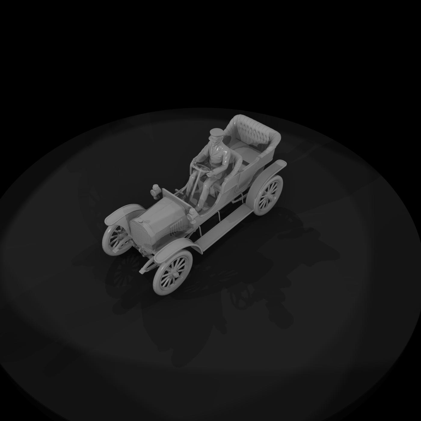 Stanley Steamer 1906 Front Wheel & Axle