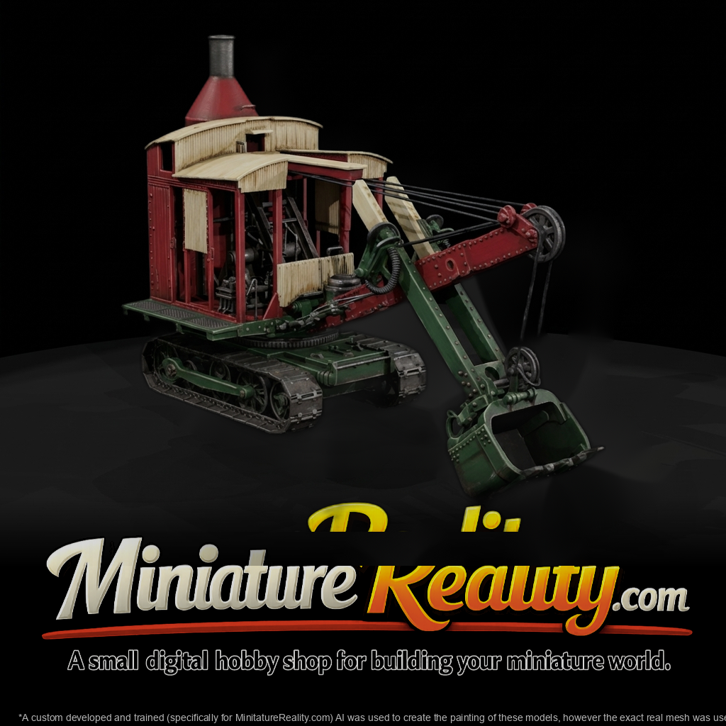 1930s Cable Dipper Steam Shovel
