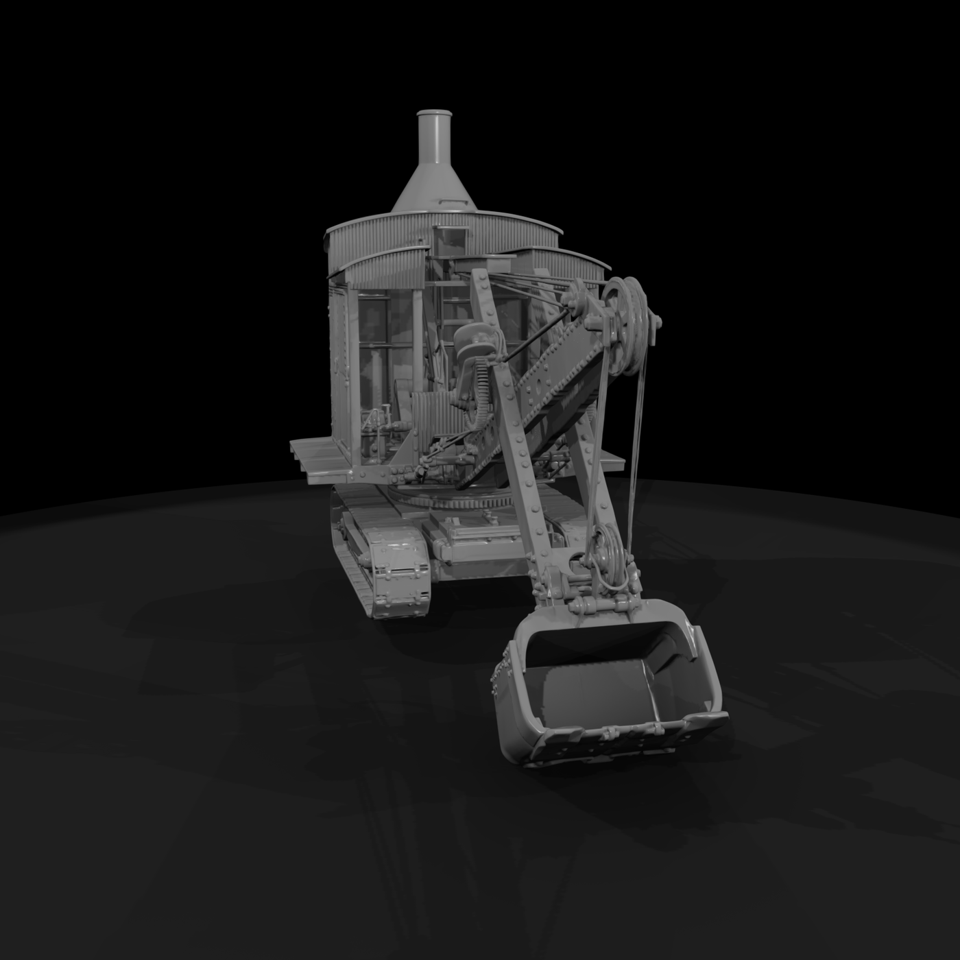 1930s Cable Dipper Steam Shovel