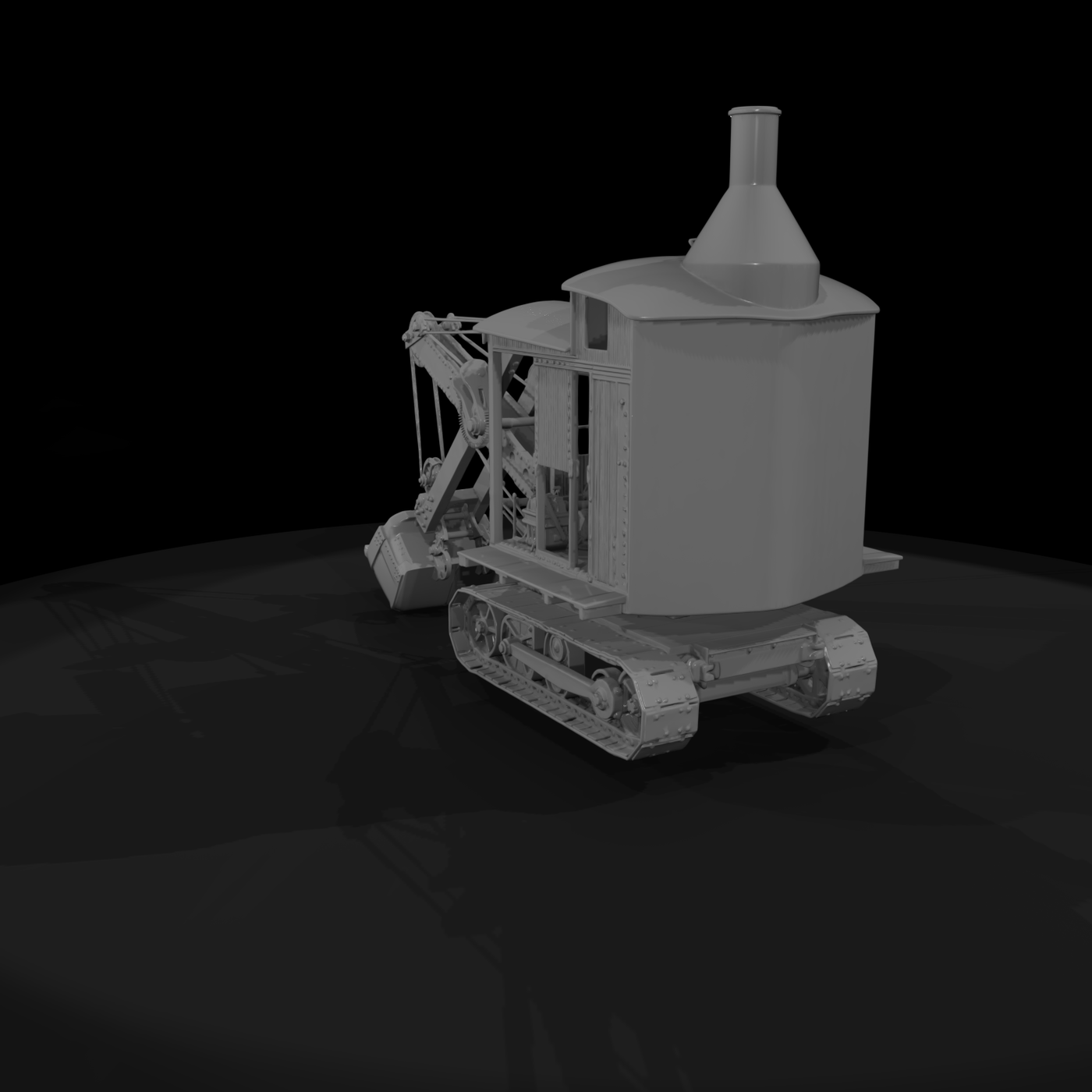 1930s Cable Dipper Steam Shovel