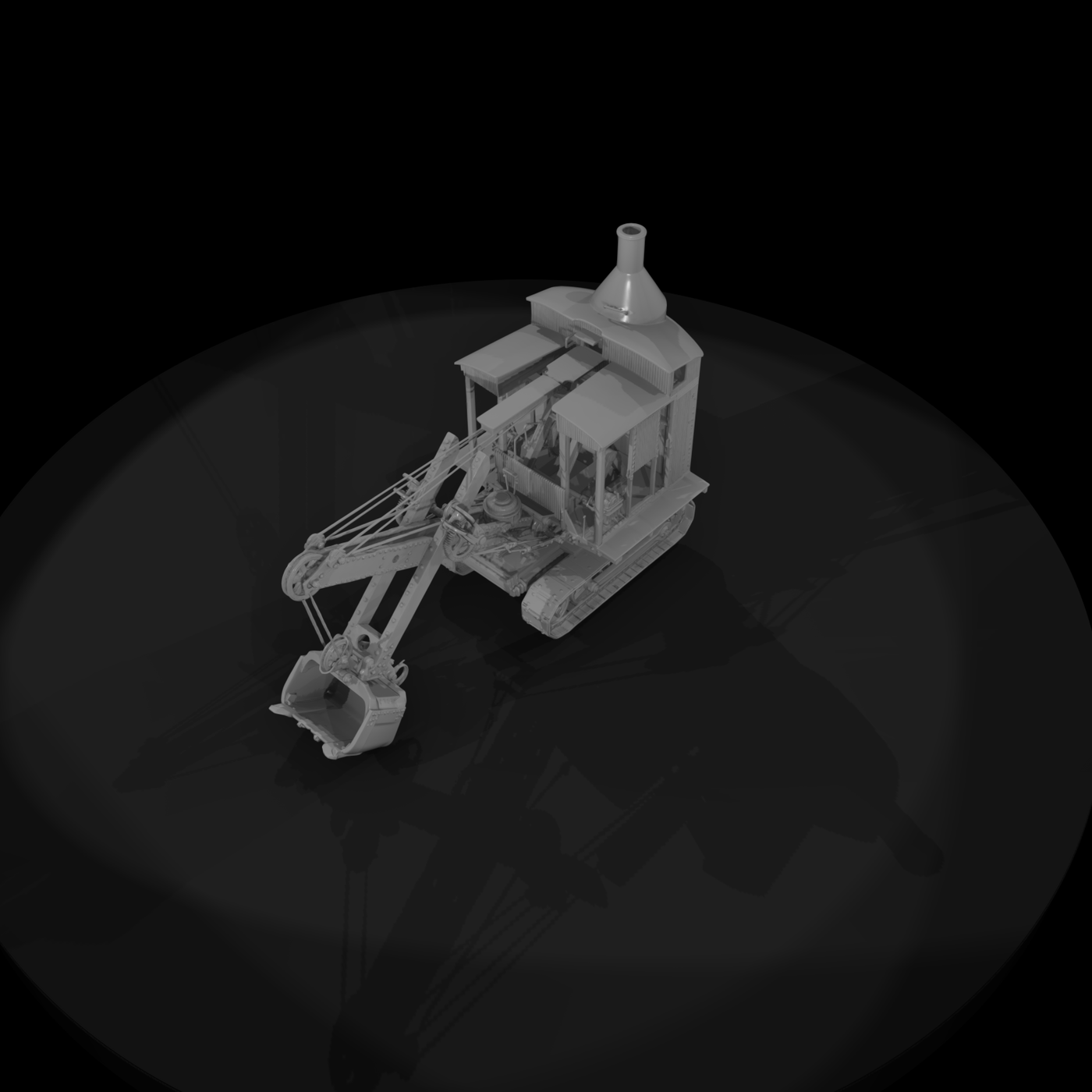 1930s Cable Dipper Steam Shovel