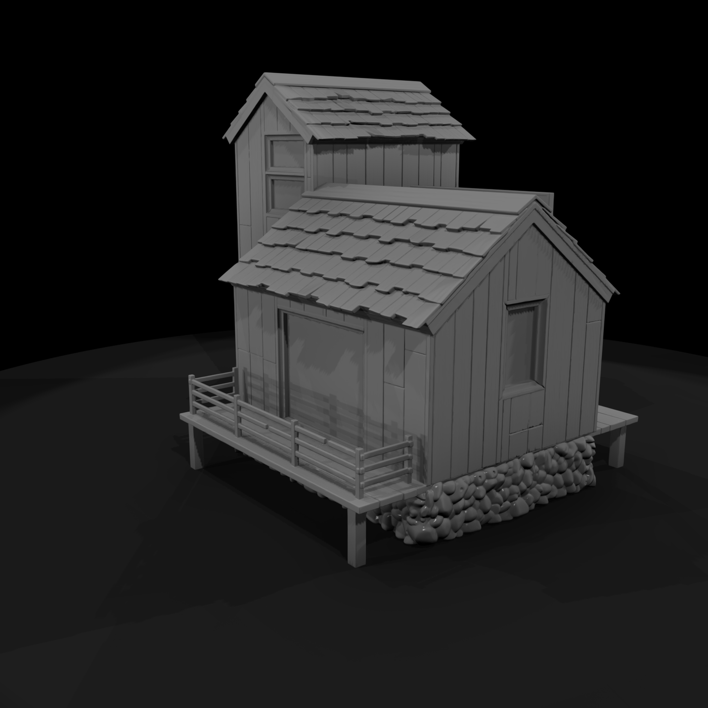 Victorian Wooden Workshop Shell