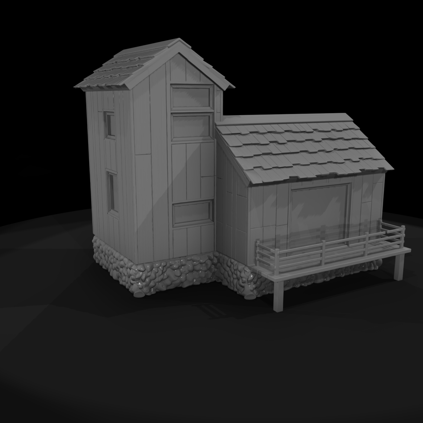 Victorian Wooden Workshop Shell