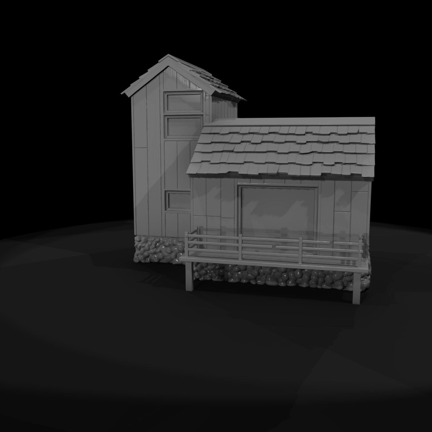 Victorian Wooden Workshop Shell