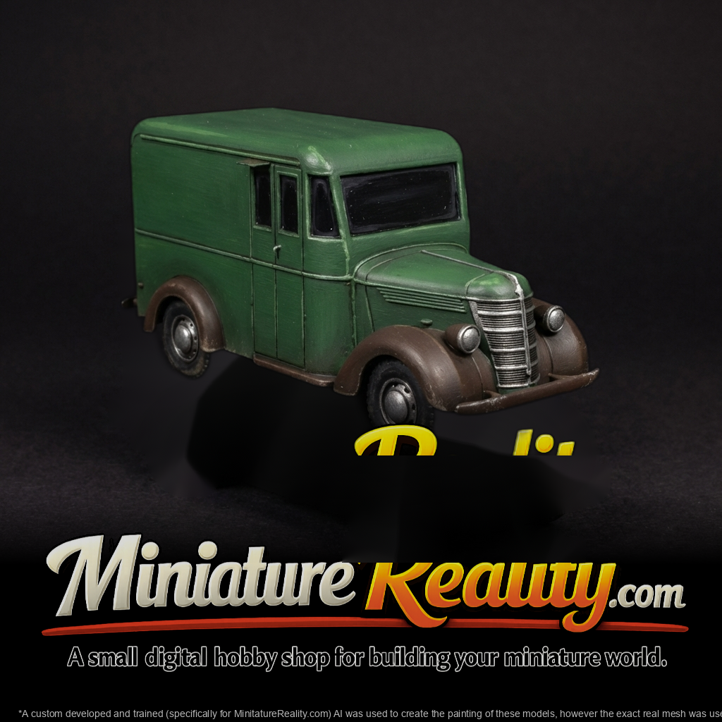 1930s Delivery Van Side Panel