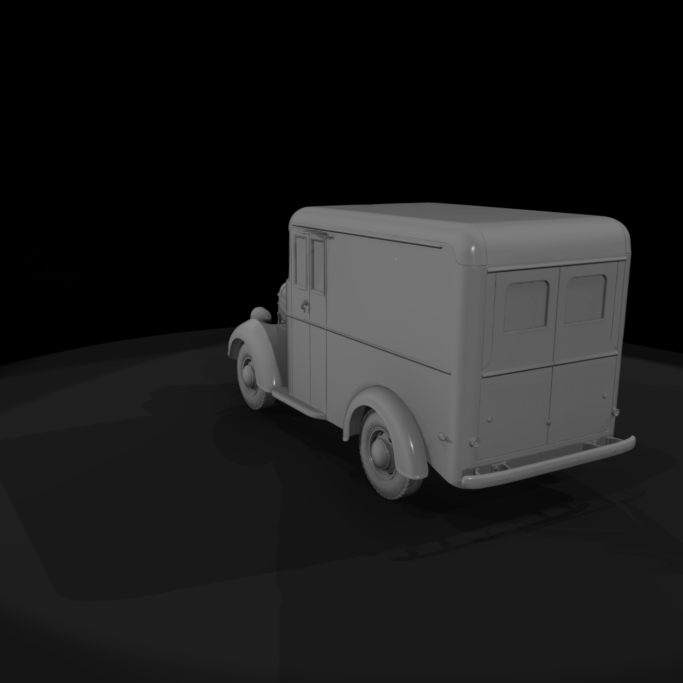 1930s Delivery Van Side Panel