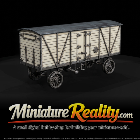 Morris 1910s Refrigerated Truck Cargo Box