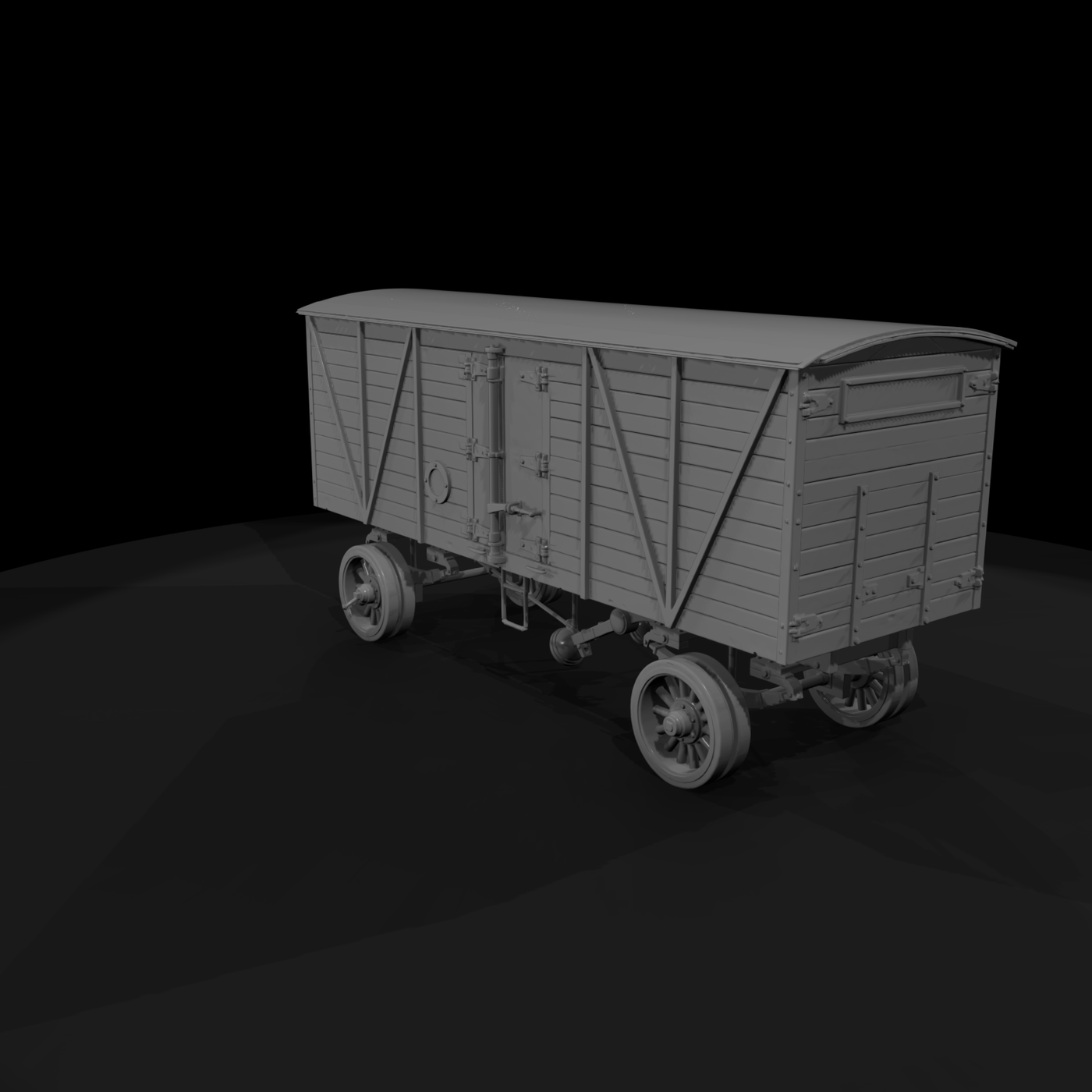 Morris 1910s Refrigerated Truck Cargo Box