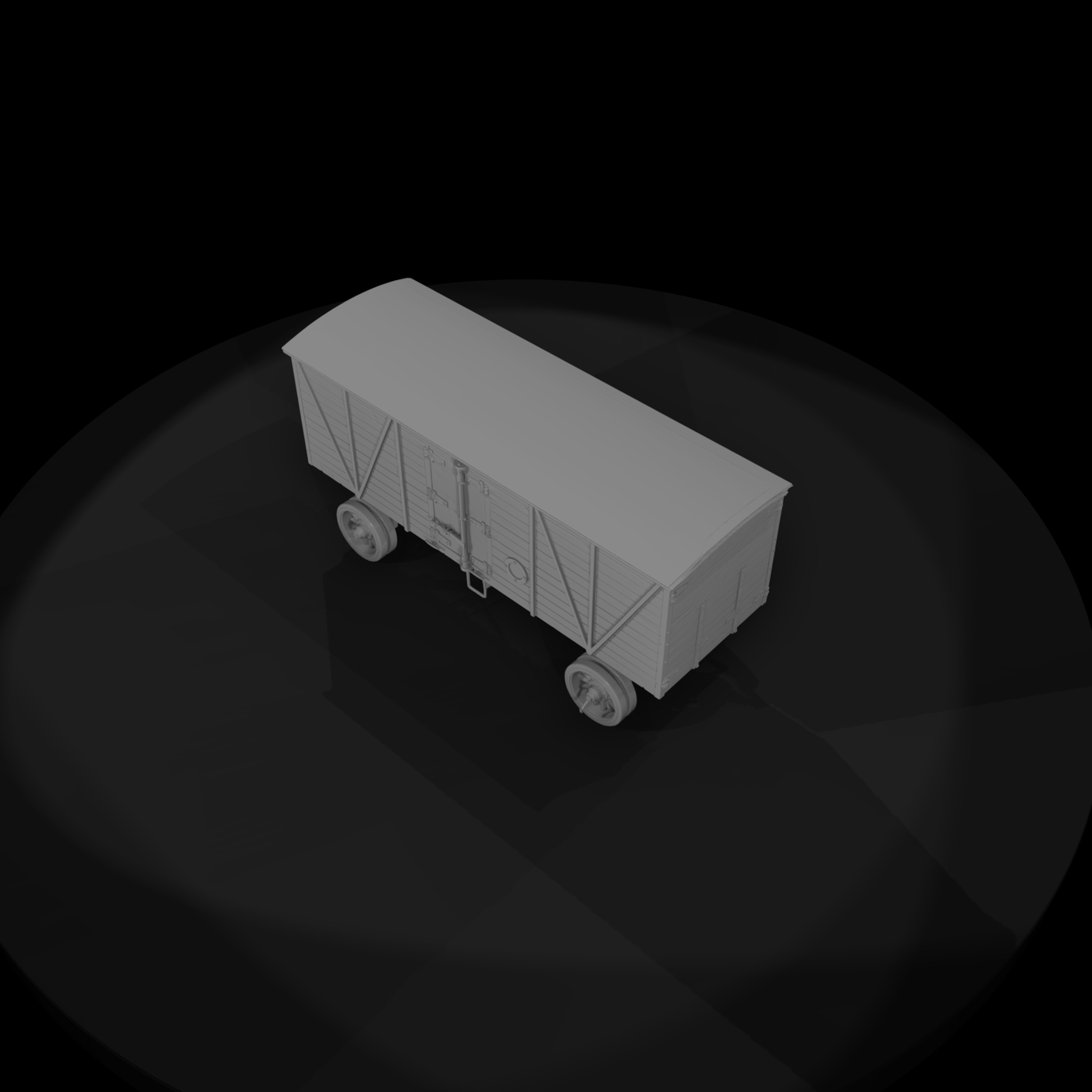 Morris 1910s Refrigerated Truck Cargo Box
