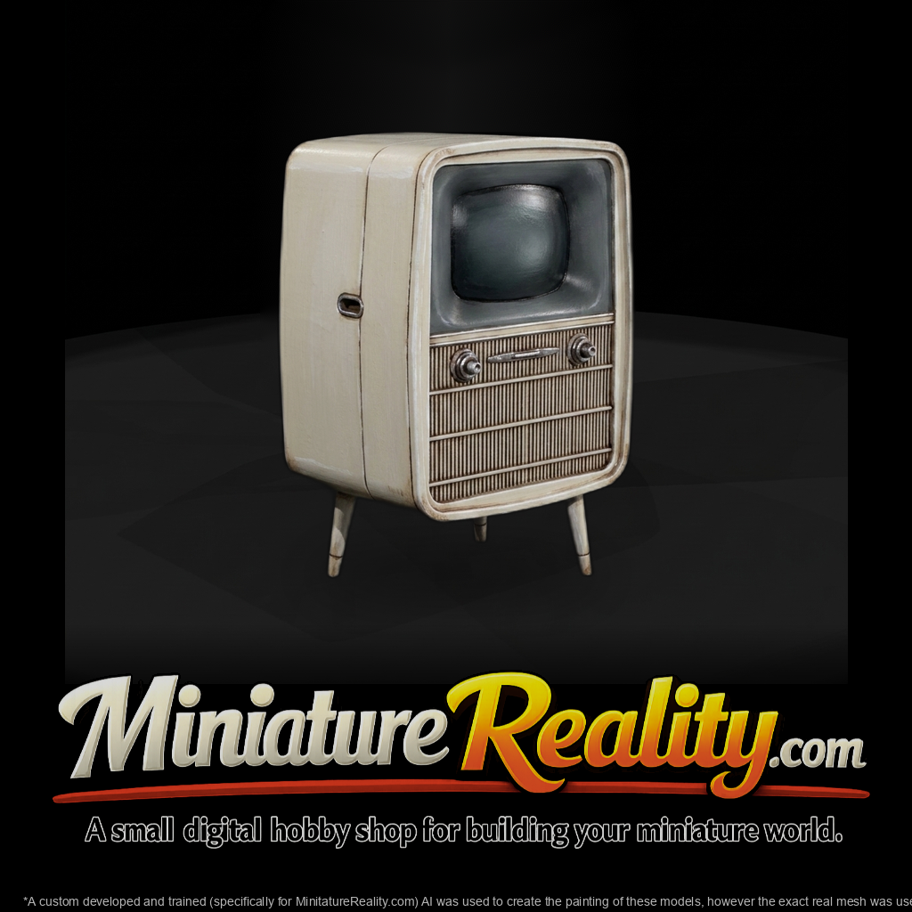 Mid-Century TV Cabinet Console