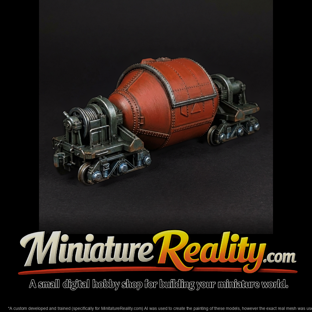 Rail-mounted Rotary Drum