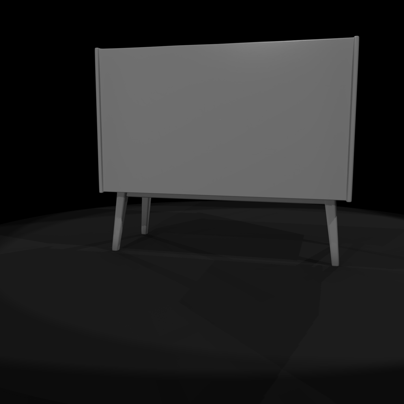 Mid-Century TV Console Prop