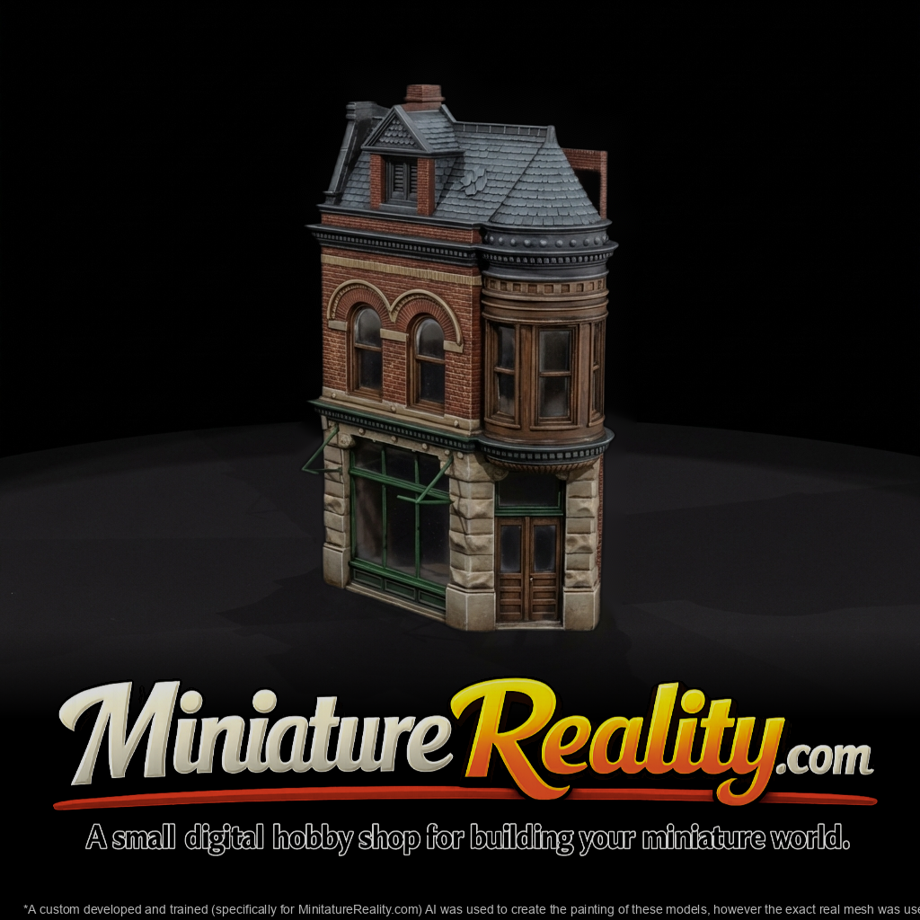Victorian Brick Storefront Façade