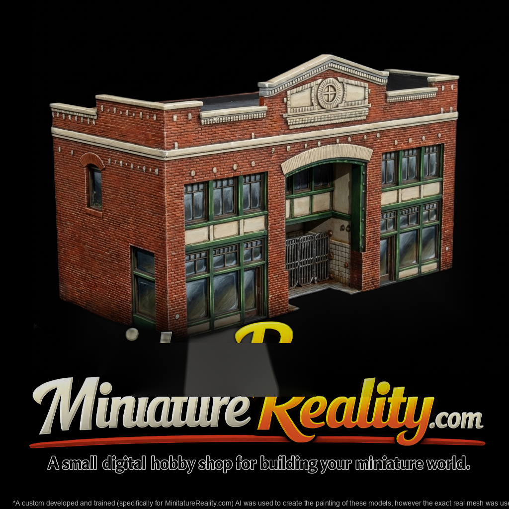 1920s Brick Storefront Facade