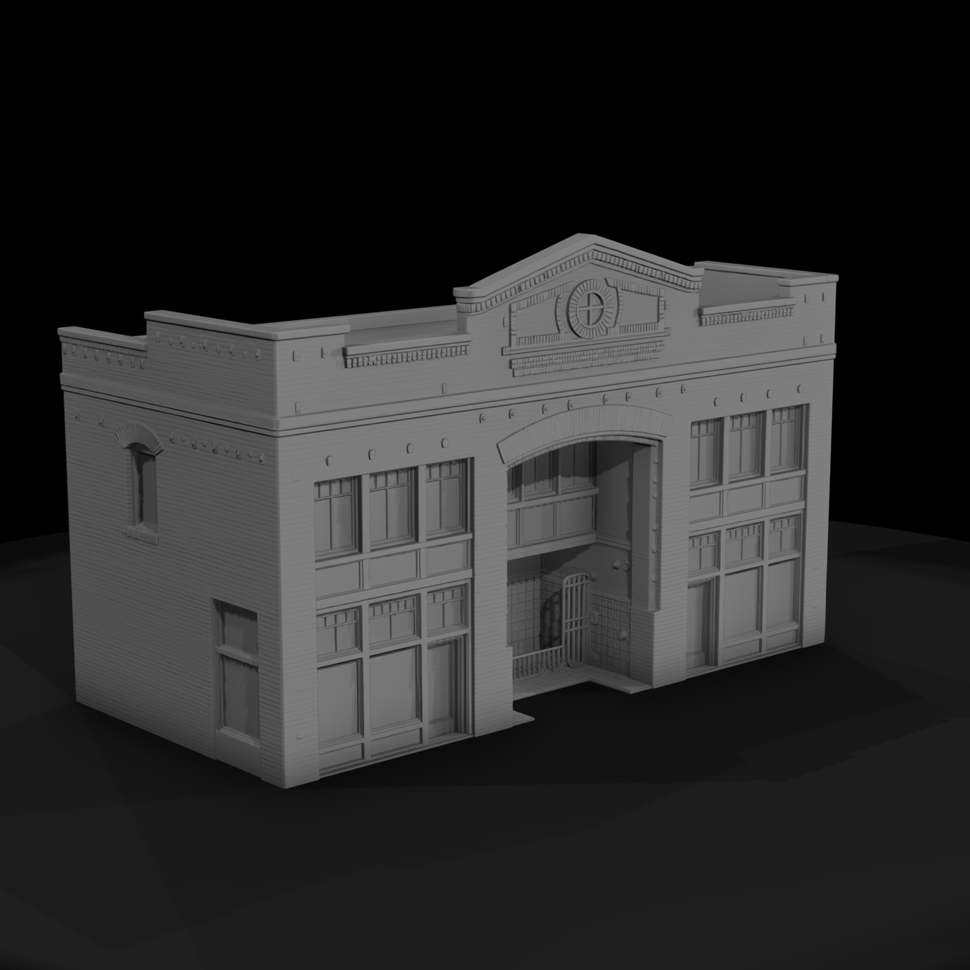 1920s Brick Storefront Facade