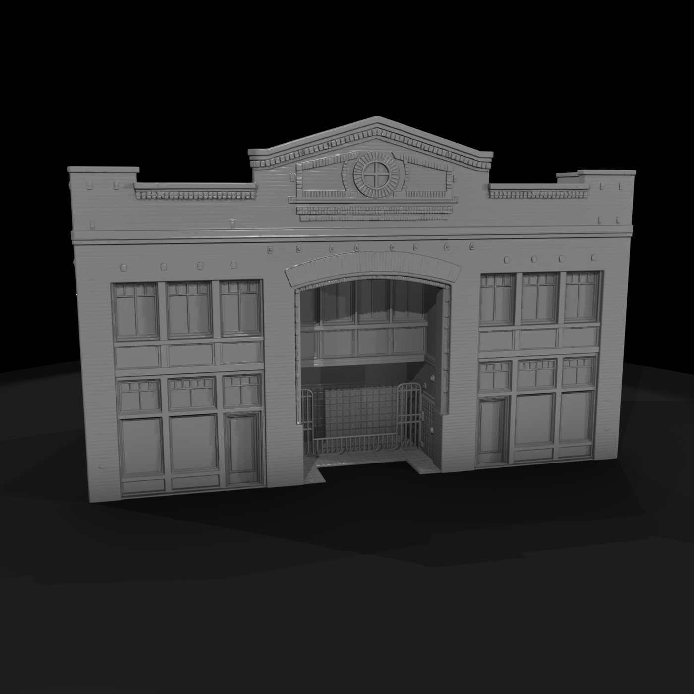 1920s Brick Storefront Facade