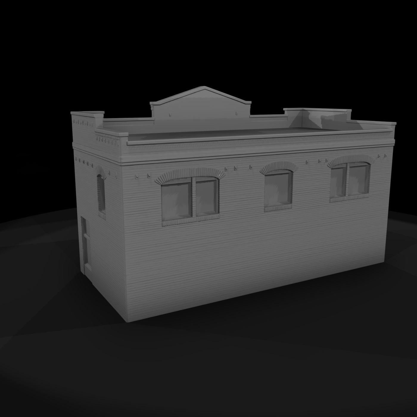 1920s Brick Storefront Facade