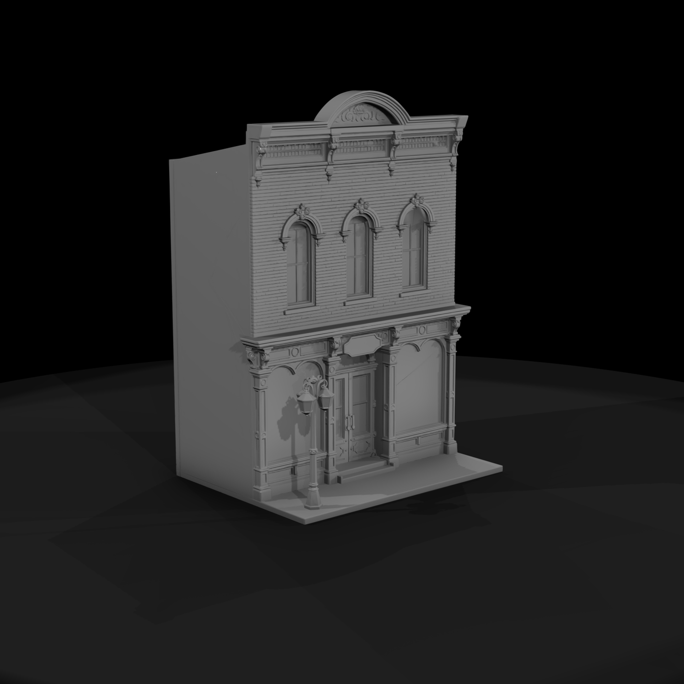 Victorian Storefront Facade Panel