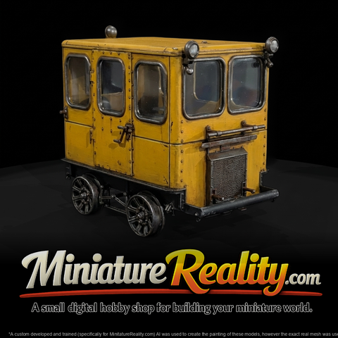 Mid-Century Rail Speeder Cabin