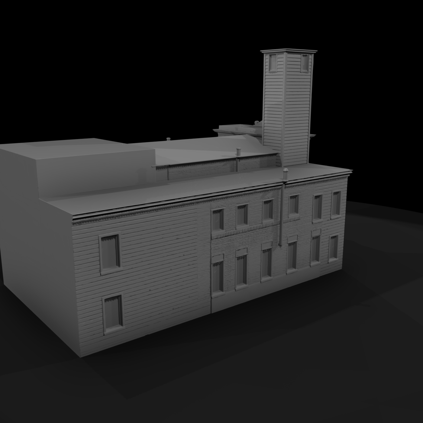 Victorian Industrial Corner Facade