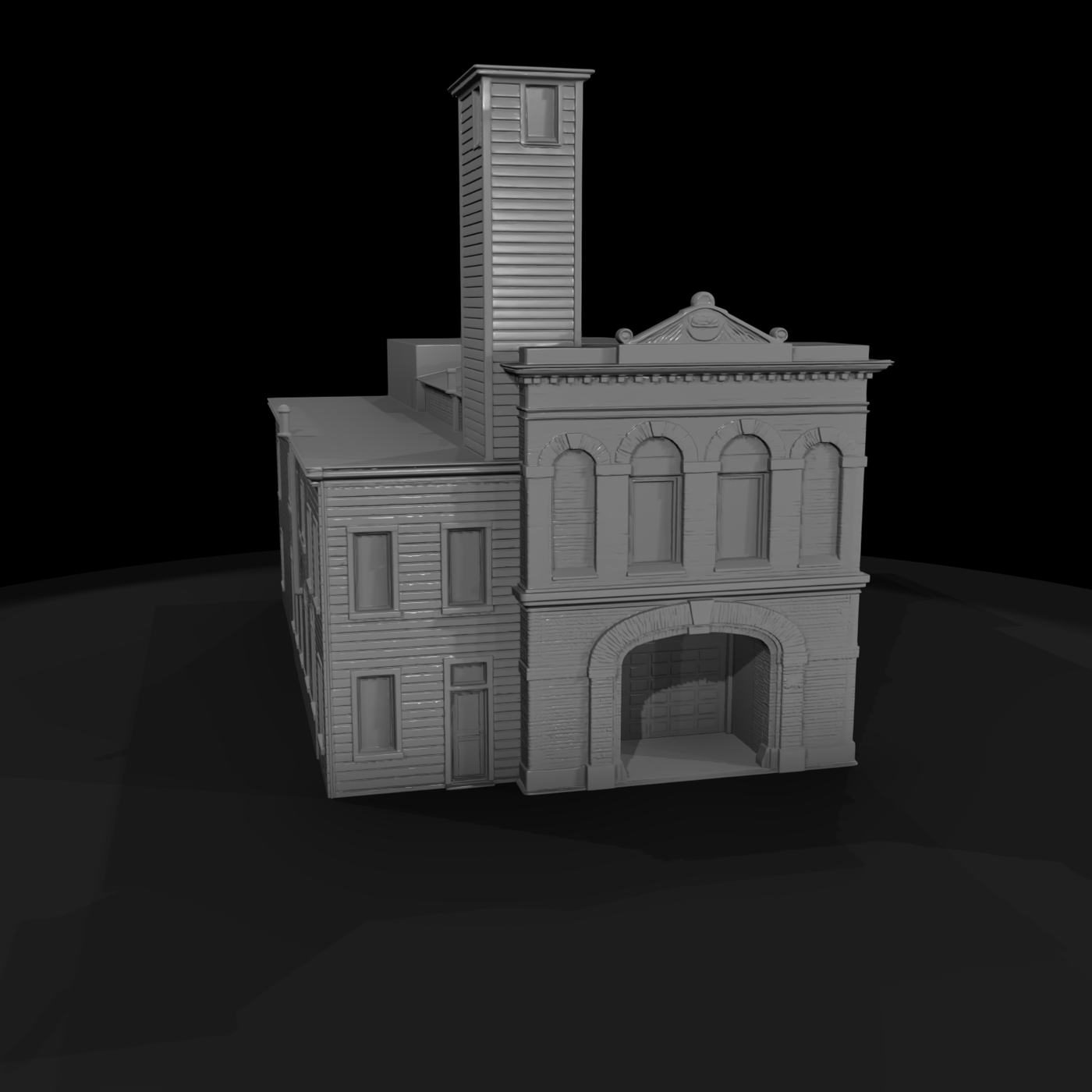 Victorian Industrial Corner Facade