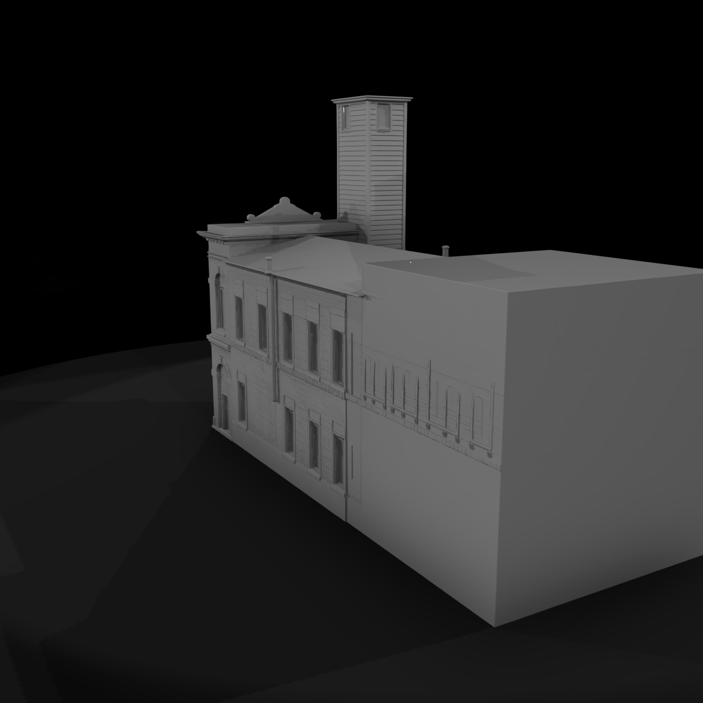Victorian Industrial Corner Facade