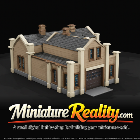 Two-story Unusual home with 1 car garage