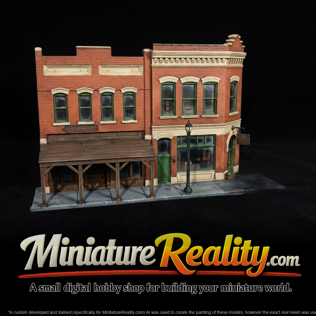 Edwardian Brick Storefront Facade