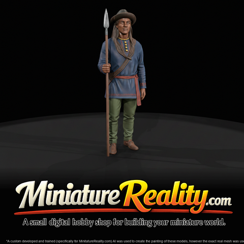 standing male miniature figure