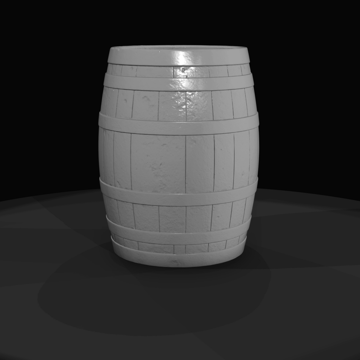 Western Townsperson Figure (1860s) — Barrel