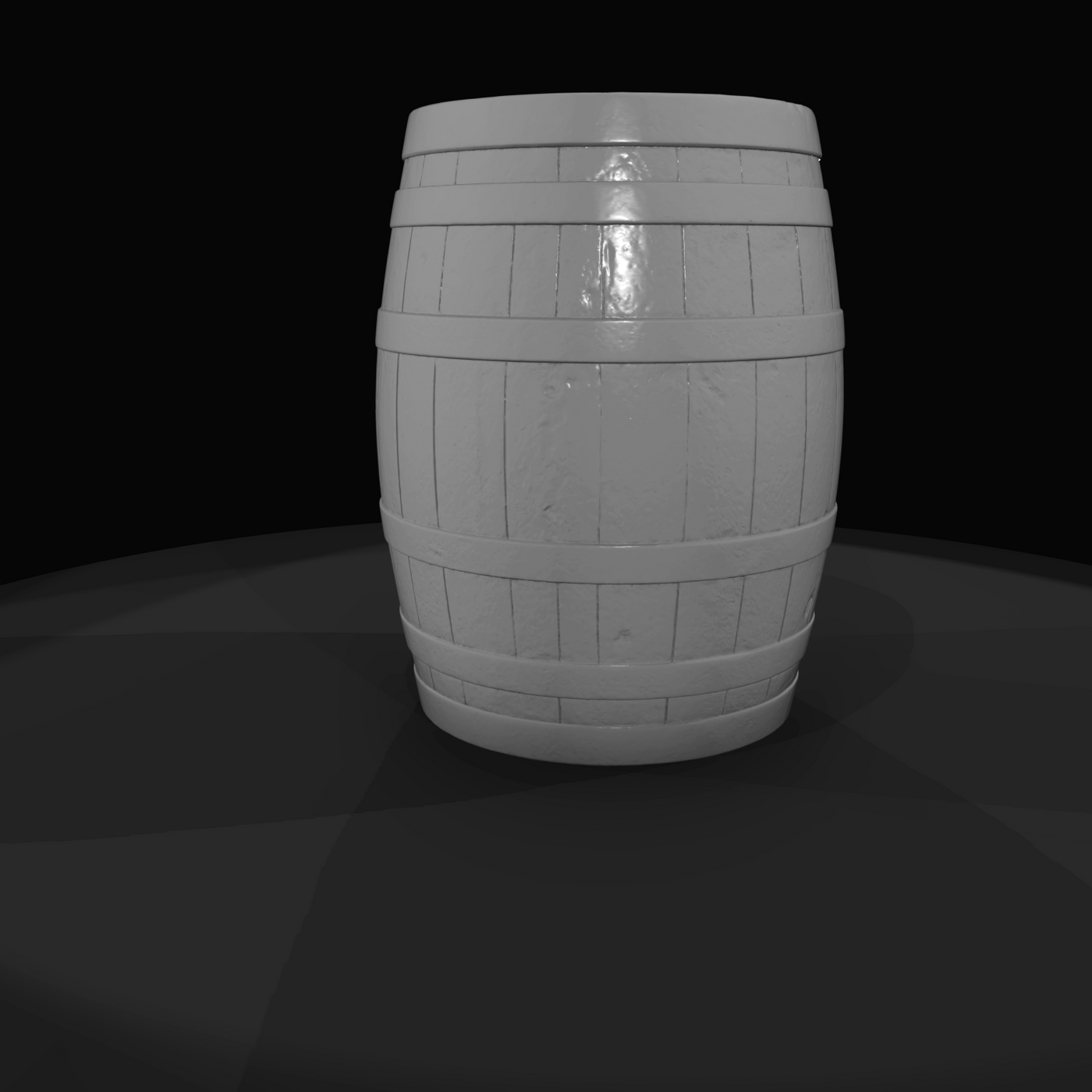 Western Townsperson Figure (1860s) — Barrel