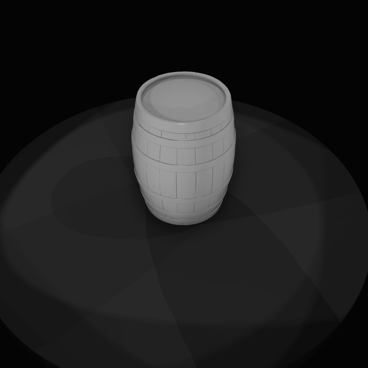 Western Townsperson Figure (1860s) — Barrel