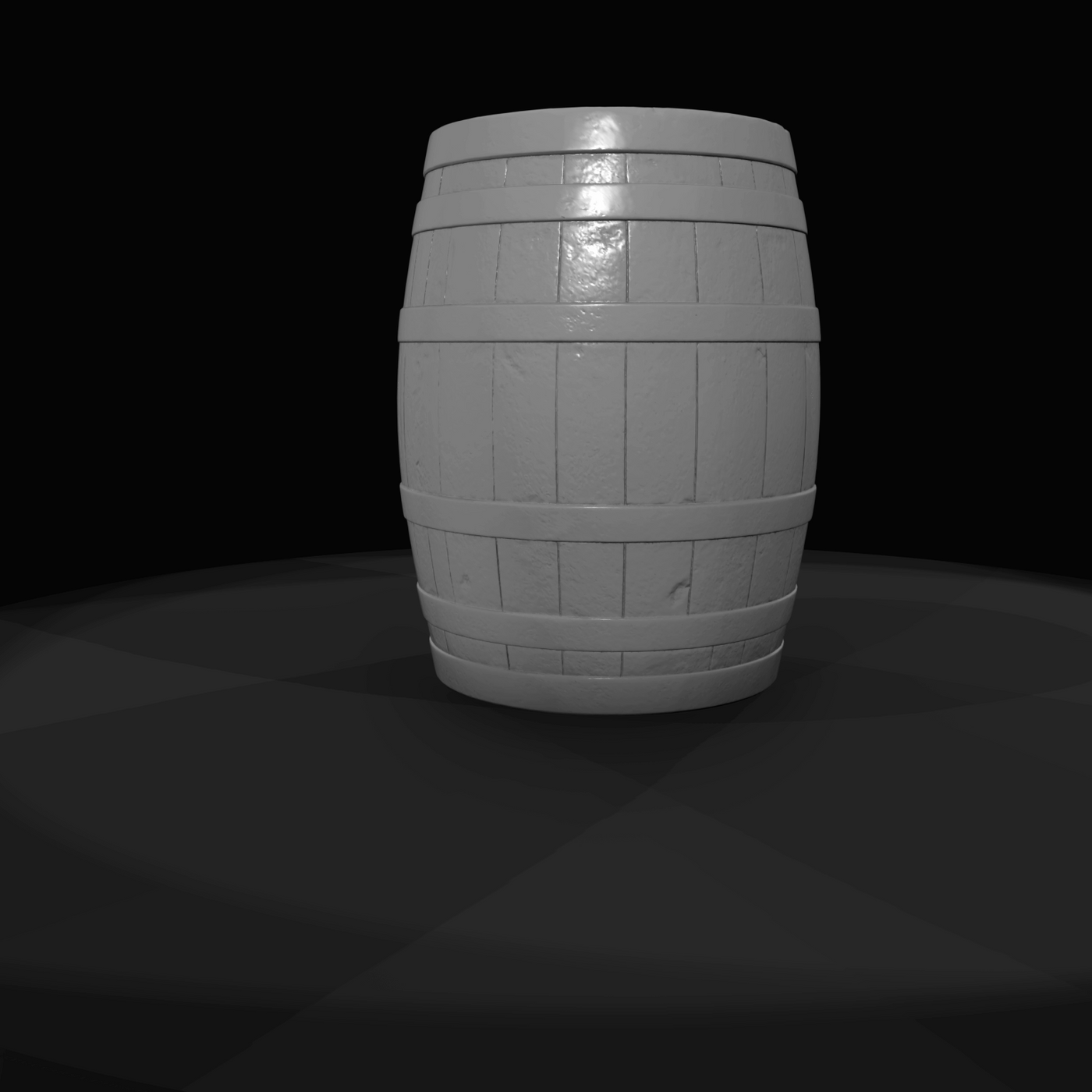 Western Townsperson Figure (1860s) — Barrel