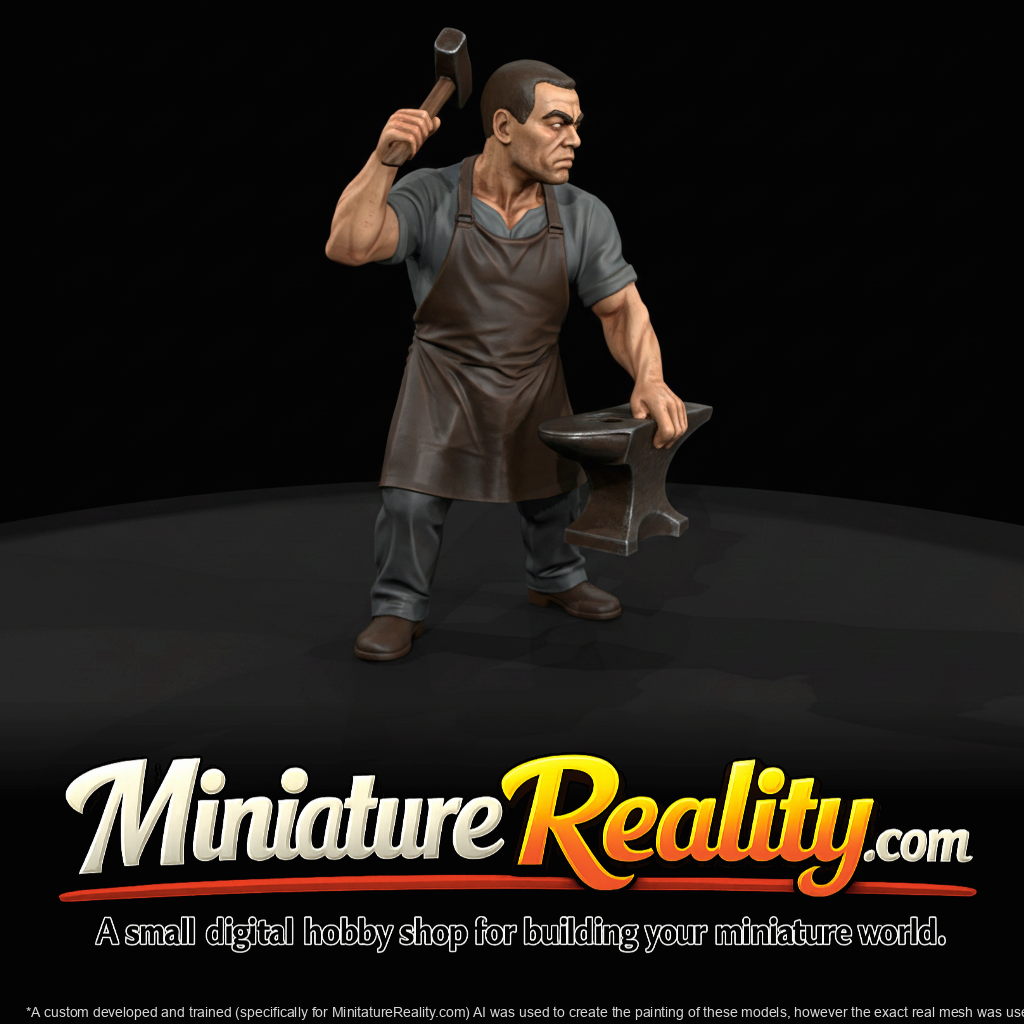 blacksmith figurine / miniature